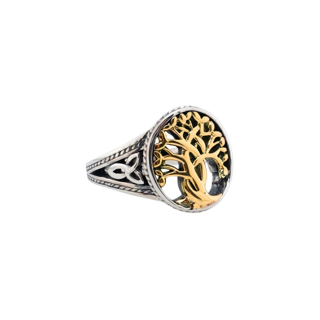 SINGULARU - Orecchini Tree of Life. Argento Sterling con Placcatura Oro 18Kt e Zirconi. Chiusura a Pressione. Gioielli da Donna SINGULARU - Orecchini Tree of Life. Argento Sterling con Placcatura Oro 18Kt e Zirconi. Chiusura a Pressione. Gioielli da Donna