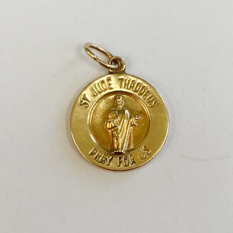 14k St. Jude Medal