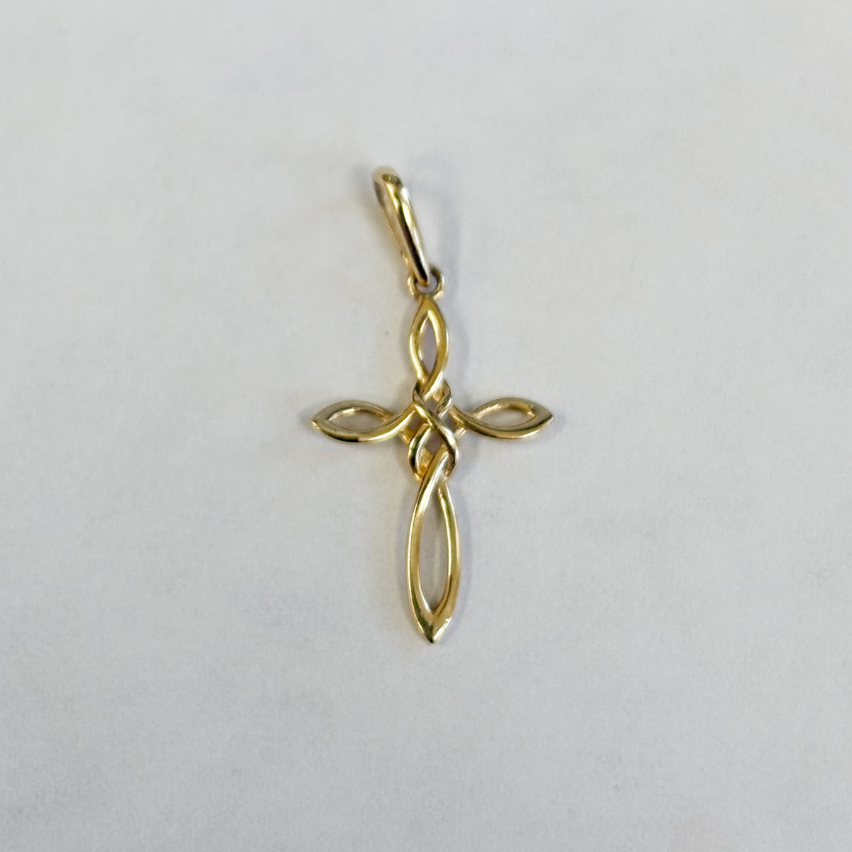 14k Small Infinity Cross – Welch & Company Jewelers