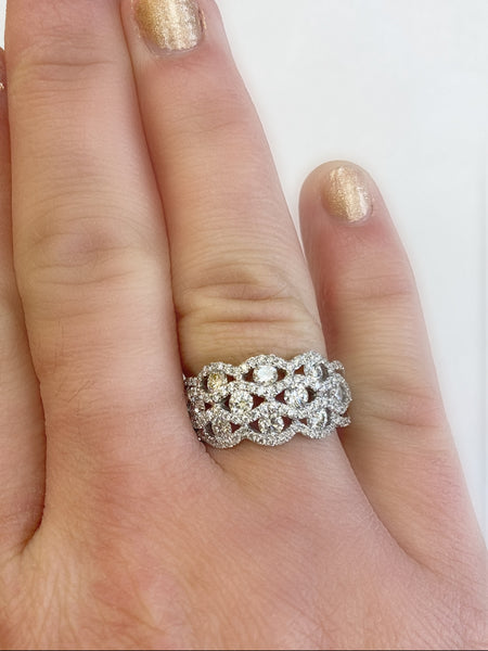 14KWG 1.50TW Diamond Fashion Ring