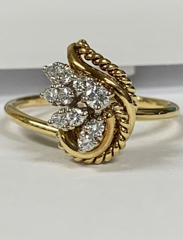 18k Diamond Fashion Ring