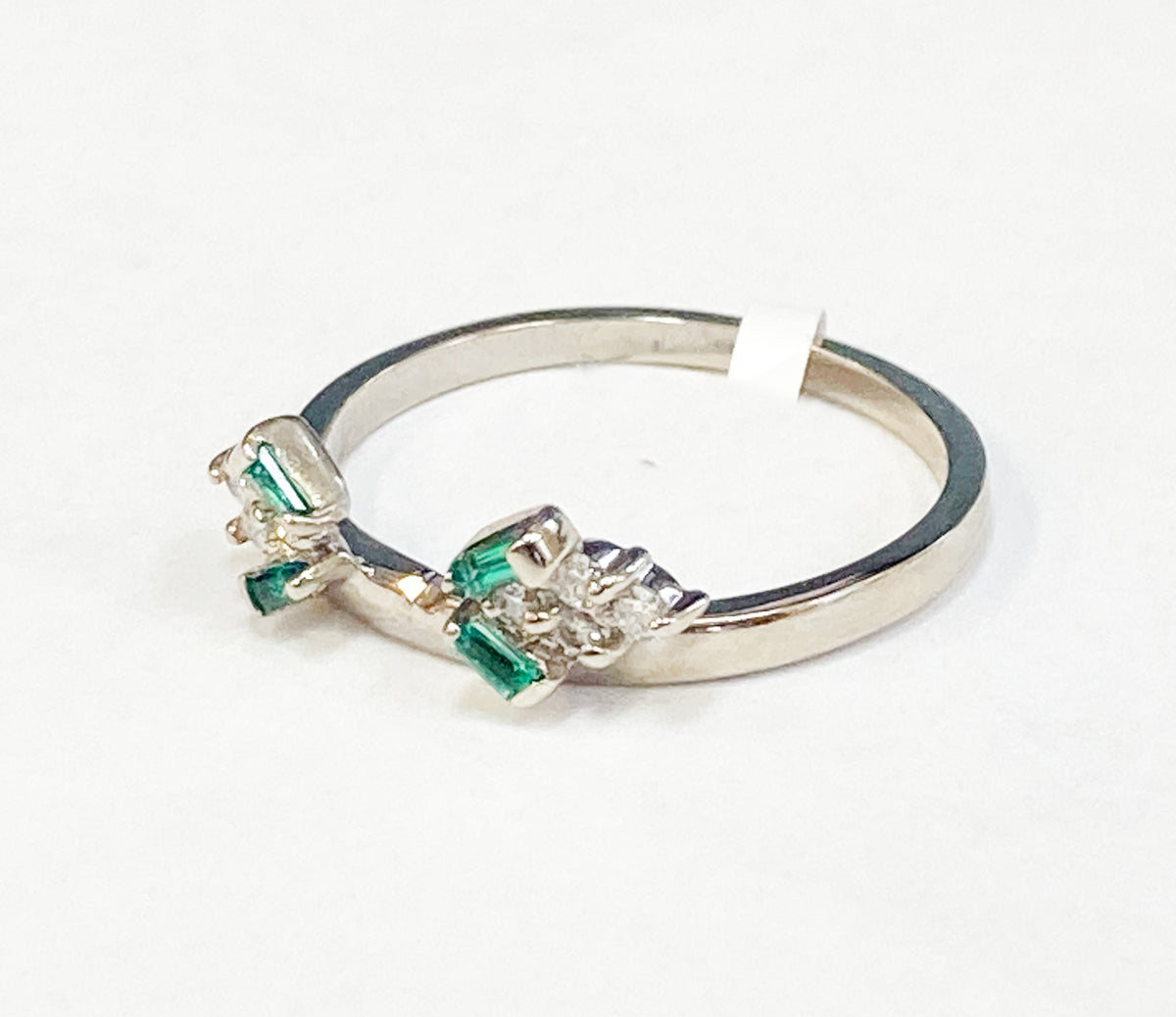 14k Emerald Diamond Wrap Ring – Welch Company Jewelers