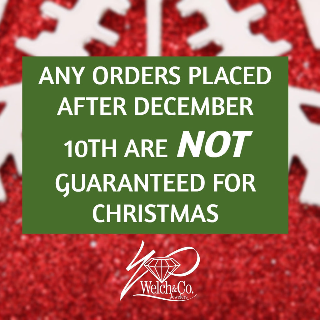 Orders Placed are NOT GUARANTEED for Christmas