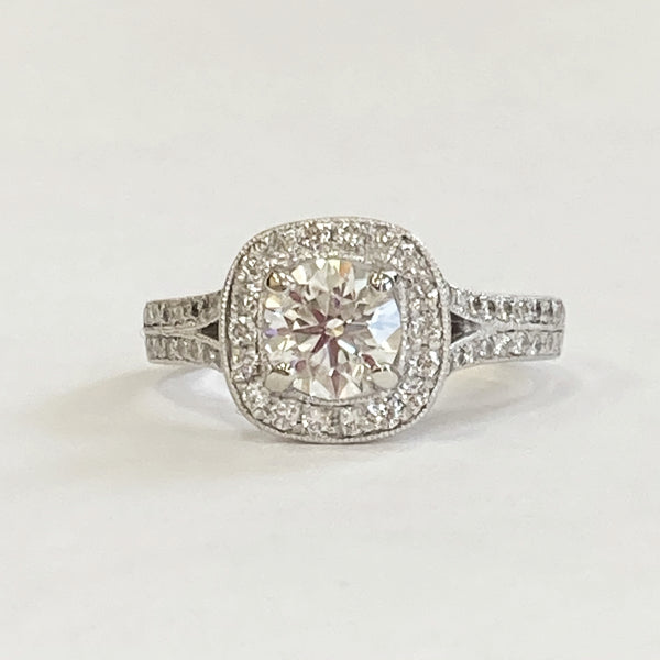 14KWG 1.32TW Diamond Engagement Ring