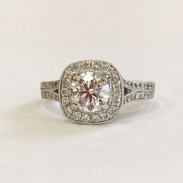 14KWG 1.32TW Diamond Engagement Ring