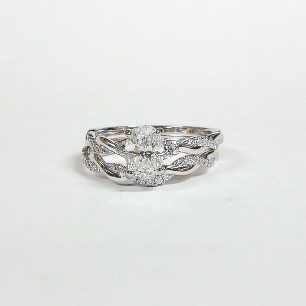 14K Diamond Semi-Mount Engagement Ring