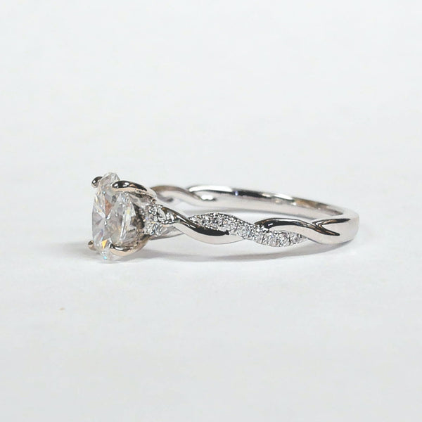 14K Diamond Semi-Mount Engagement Ring