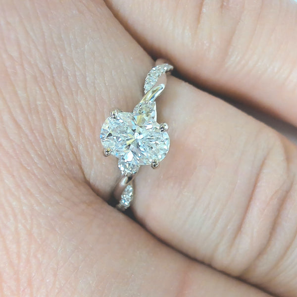 14K Diamond Semi-Mount Engagement Ring