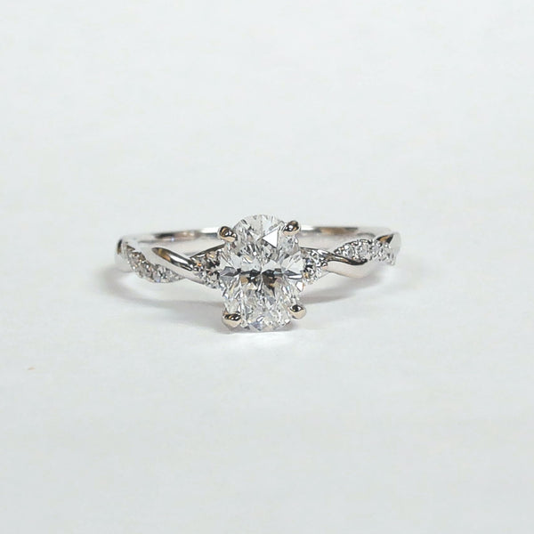 14K Diamond Semi-Mount Engagement Ring