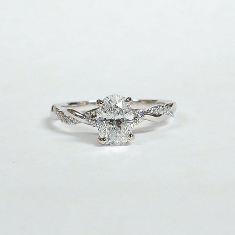 14K Diamond Semi-Mount Engagement Ring