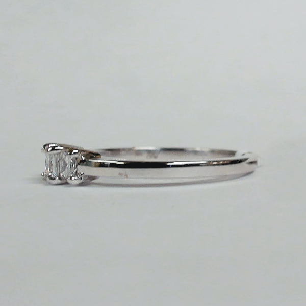 14K 3 LAB GROWN Princess-Cut Diamond Ring