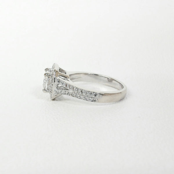14KWG 1.32TW Diamond Engagement Ring