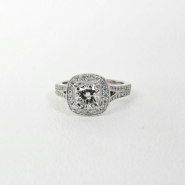 14KWG 1.32TW Diamond Engagement Ring