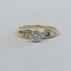 14k .33TW Diamond Engagement Ring