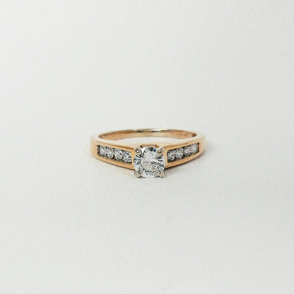 14K Diamond Engagement Ring