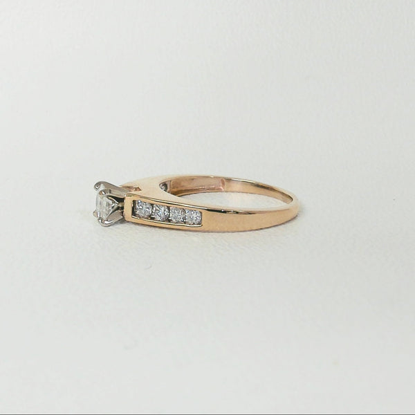 14K Diamond Engagement Ring