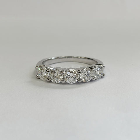 14K 1.65TW 5 LAB GROWN DIAMOND Band