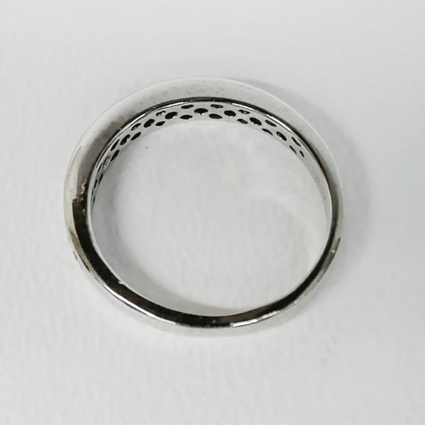 14K Baguette and Round Diamond band