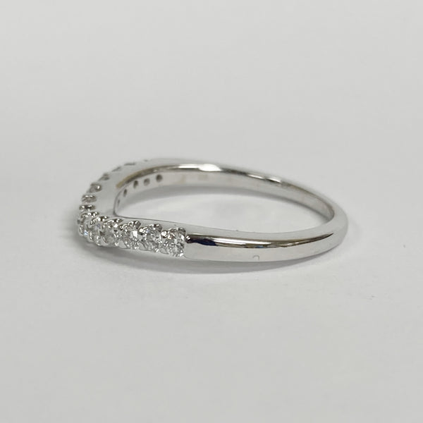 14k 13-Diamond Curved Band