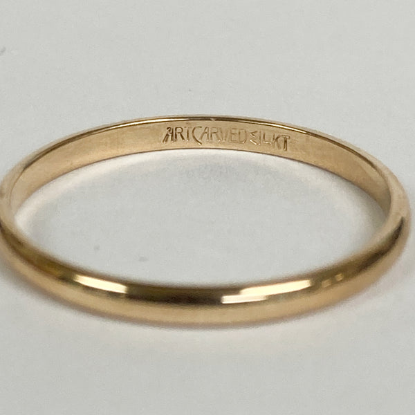 14k Polished Band