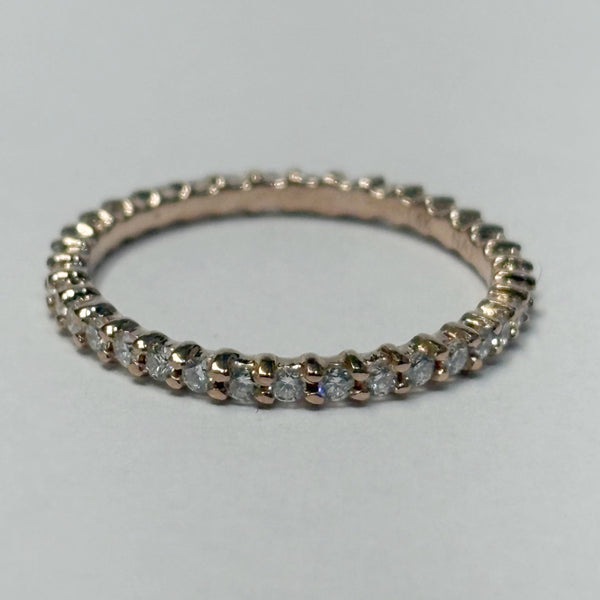 14K .50TW 35-Diamond Eternity Band