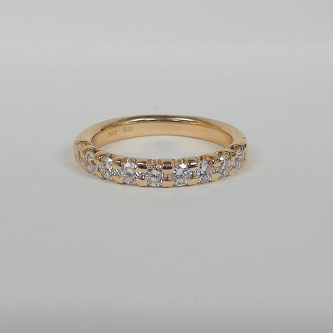 14K 9-Diamond Band