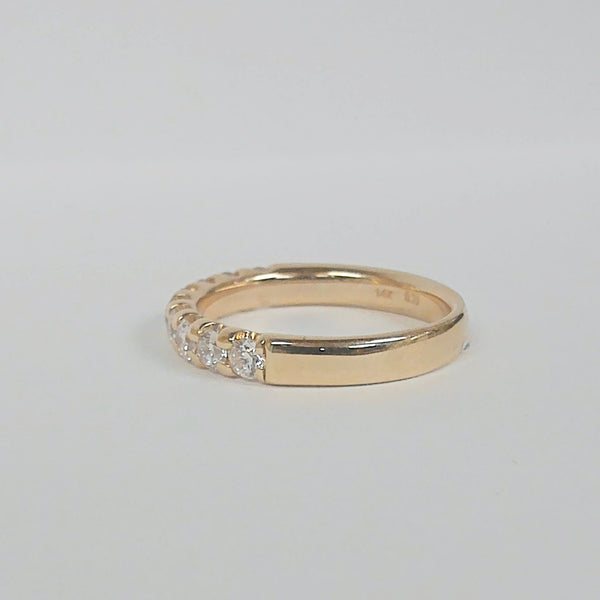 14K 9-Diamond Band