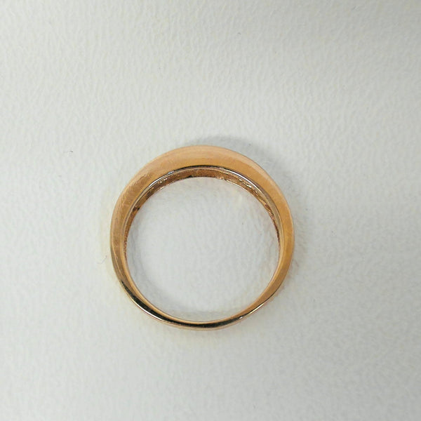 14K Faux Channel Wedding Band
