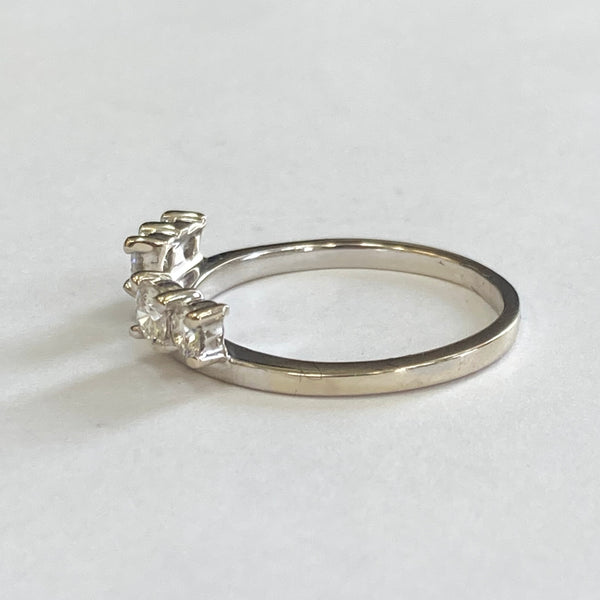 14k 4-Diamond Wrap Ring