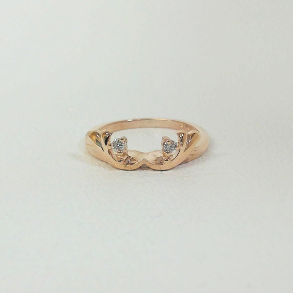 14K Diamond Wrap Ring