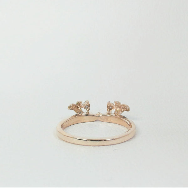 14K Diamond Wrap Ring