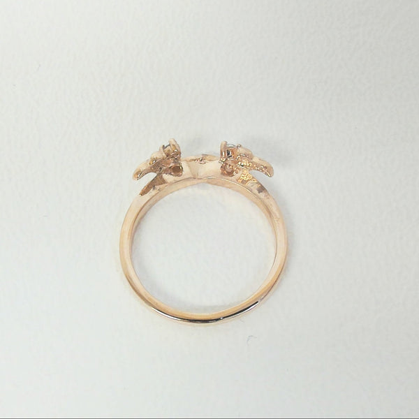 14K Diamond Wrap Ring
