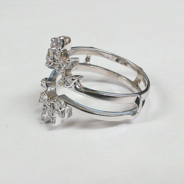 14k Diamond Insert Ring