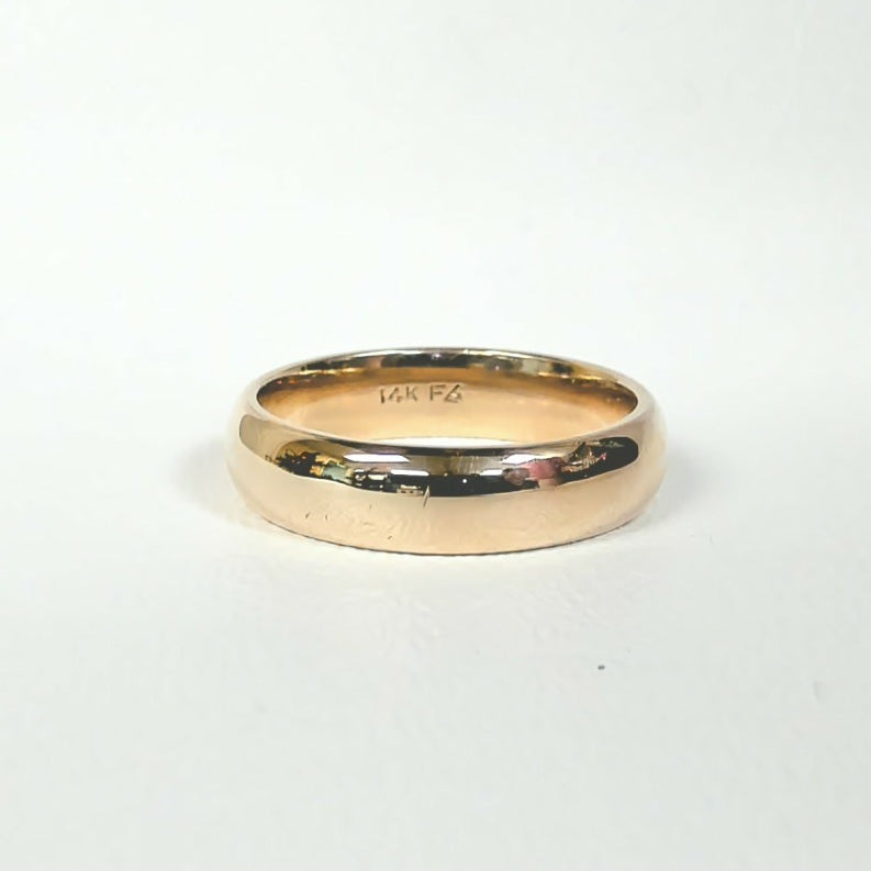 14K 6MM Comfort-Fit Wedding Band