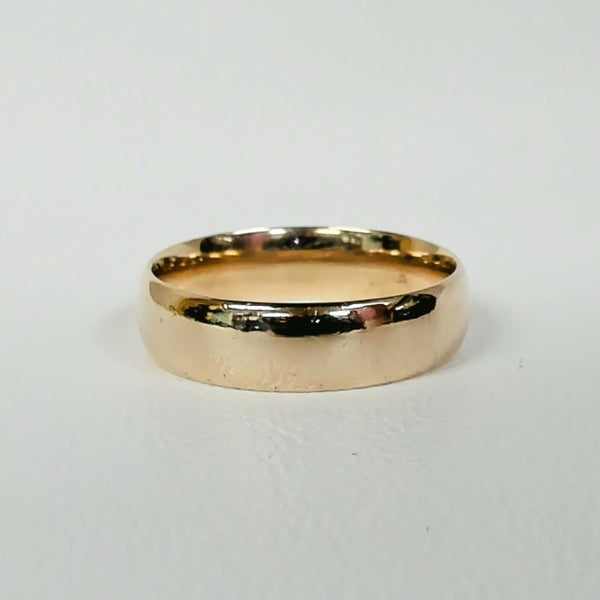 14K 6MM Comfort-Fit Wedding Band