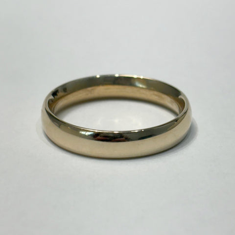 14KYG Polished 5mm Comfort-Fit Band