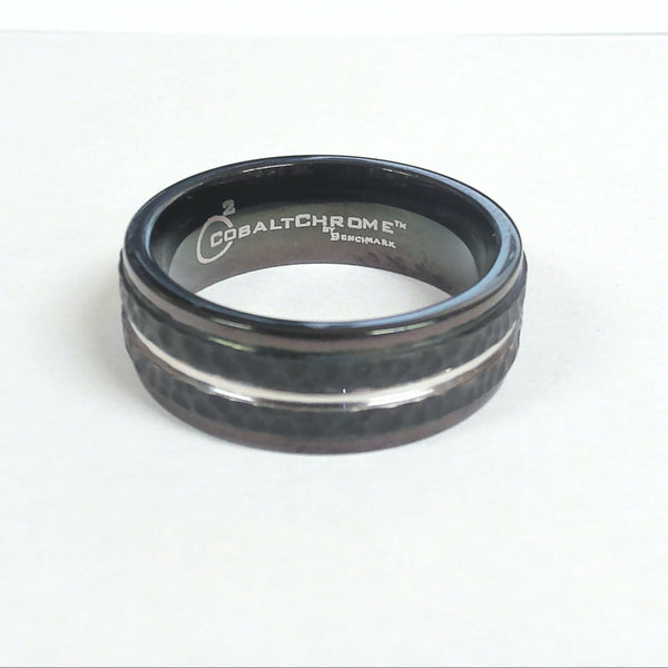 8MM Size 10 Black Plated-Cobalt Chrome Band
