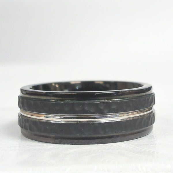 8MM Size 10 Black Plated-Cobalt Chrome Band