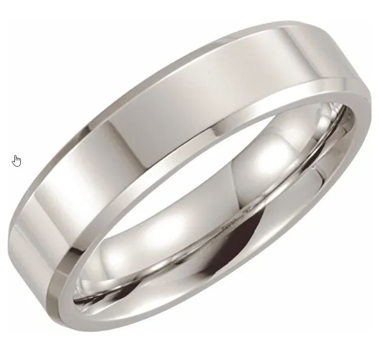 6MM Size 10 Dura Cobalt Band