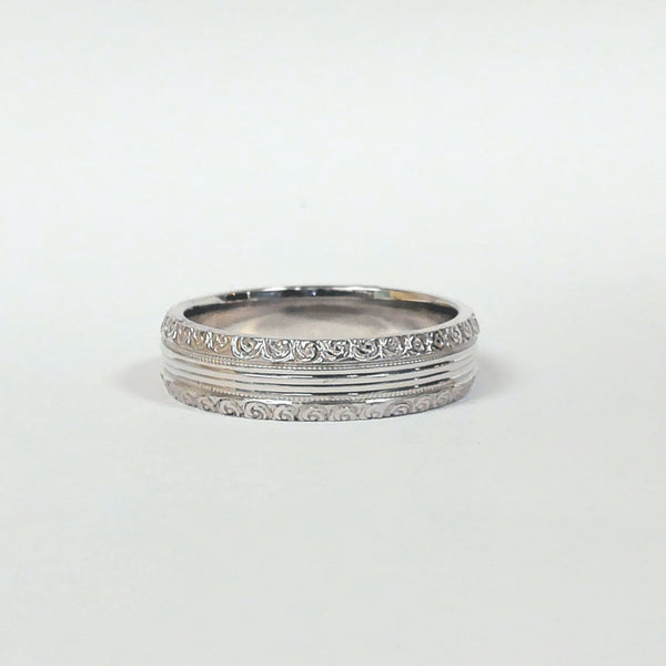 5MM Size 9 Argentium Silver Band