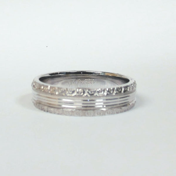 5MM Size 9 Argentium Silver Band
