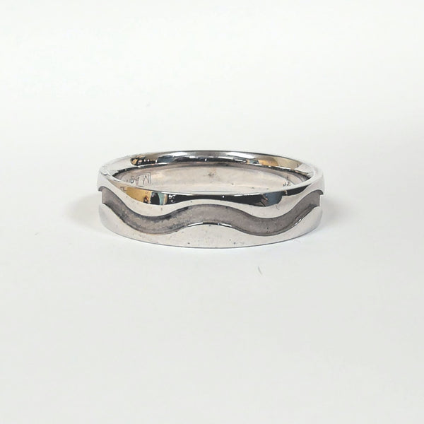 5MM Size 10 Argentium Silver Band