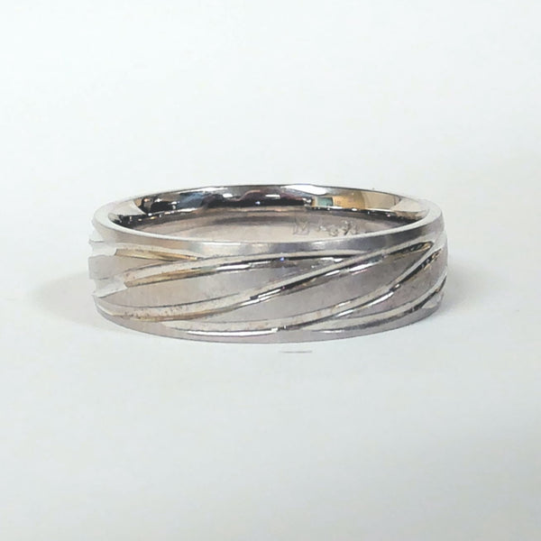 6MM Size 10.5 Argentium Silver Band