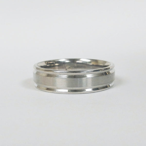 6MM Size 10 Argentium Silver Band