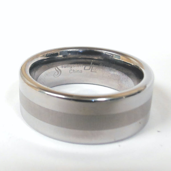 8MM Size 10.5 Tungsten Band