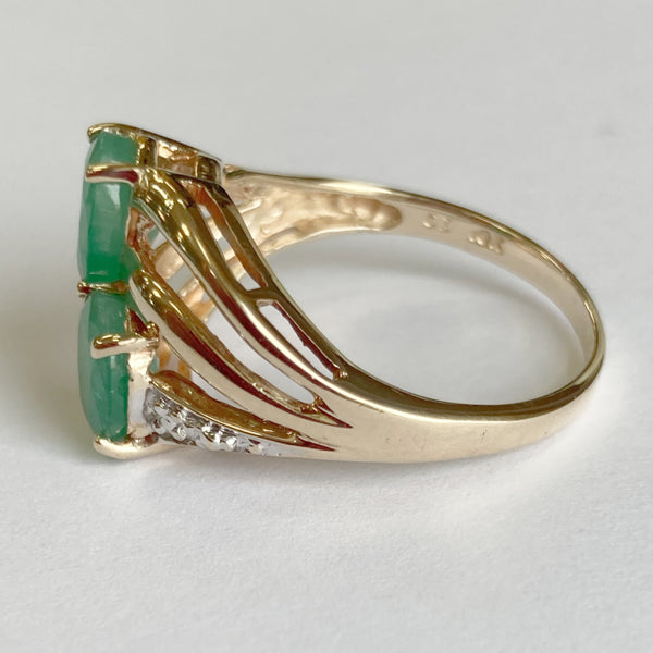 10k Emerald Fashion Ring