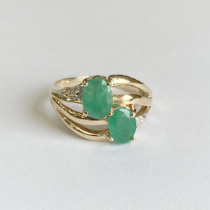 10k Emerald Fashion Ring