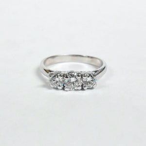 14KWG 0.65TW 3-Diamond Ring