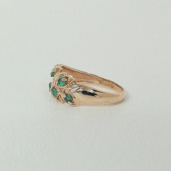 10K Emerald Ring