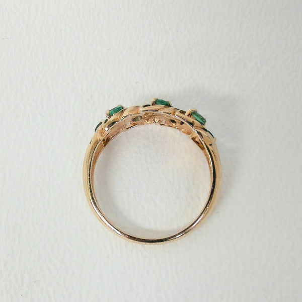 10K Emerald Ring